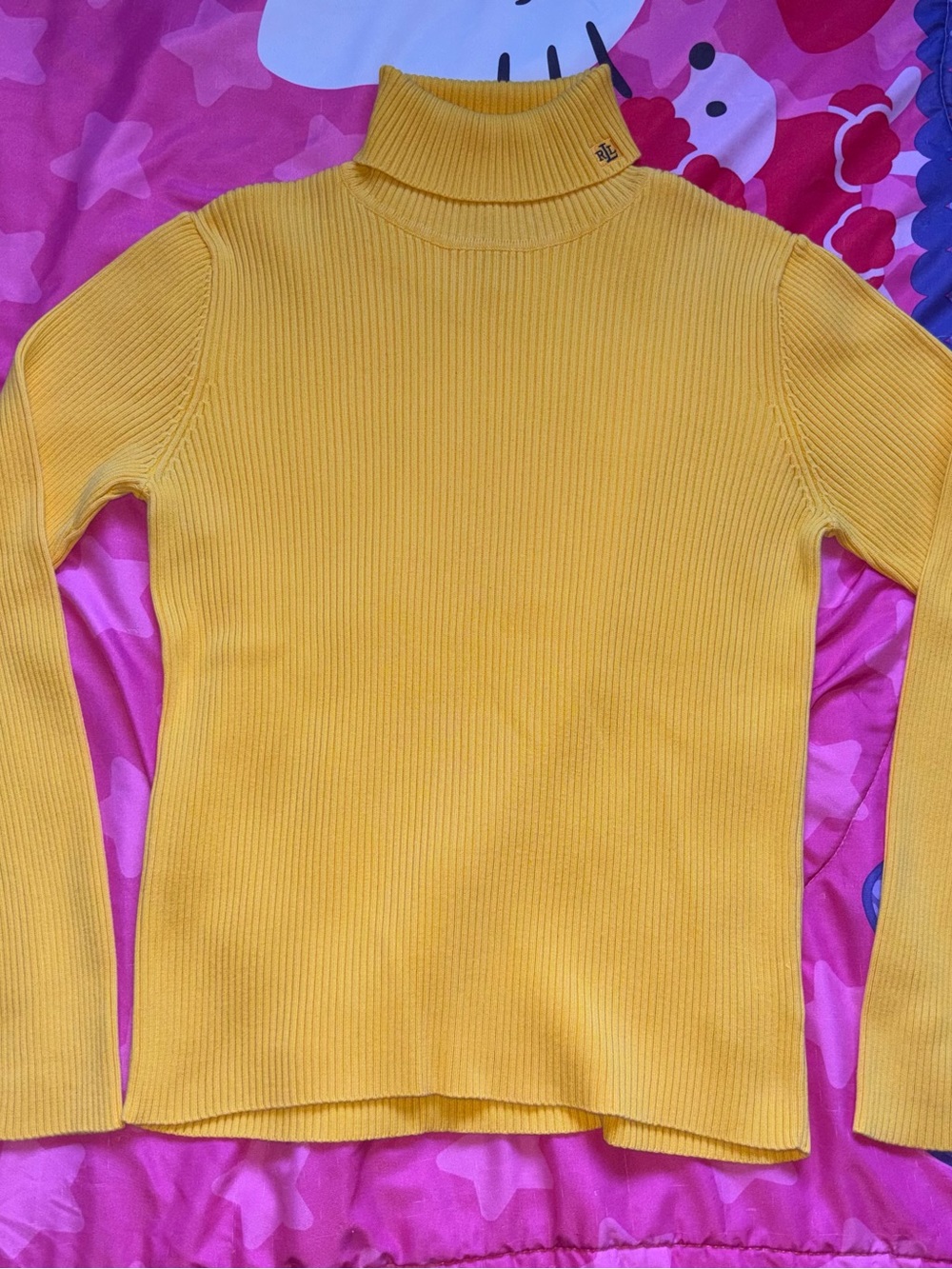 Vintage Ralph Lauren Ribbed Turtleneck Sweater Size Medium